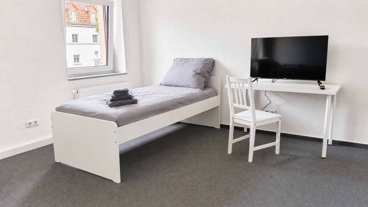 Leuna 1 - Schlafzimmer 4 Bett 1