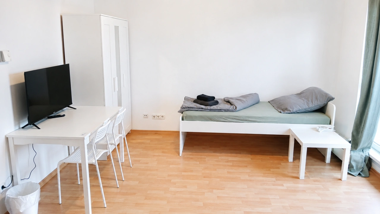 Kabelsketal 2 - Schlafzimmer 1 mit Fernseher