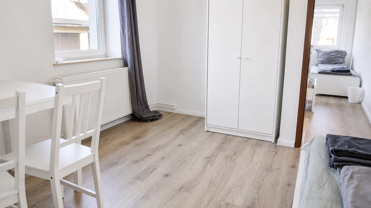 Neukieritzsch 1 - Schlafzimmer 1 Bett Schrank