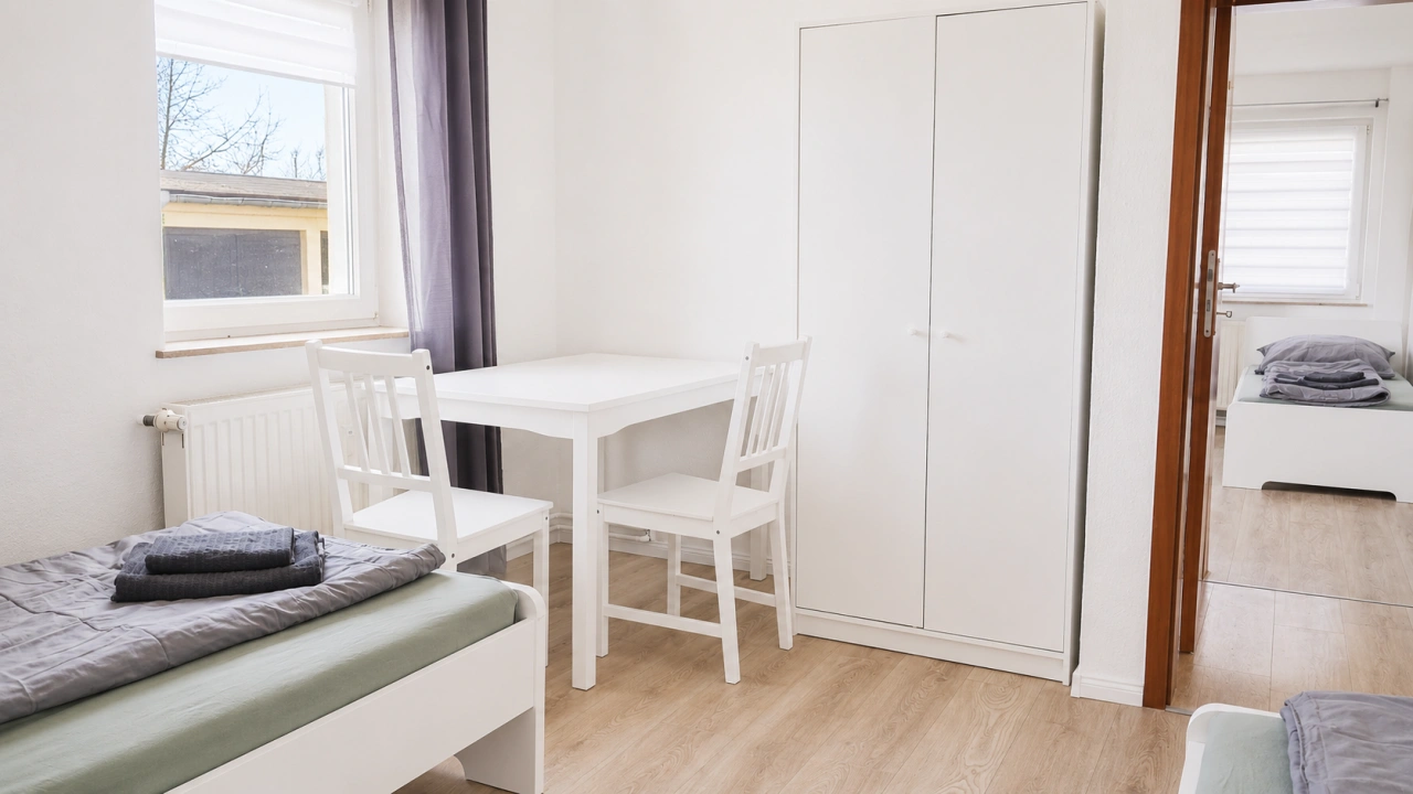 Neukieritzsch 1 - Schlafzimmer 2 Tisch